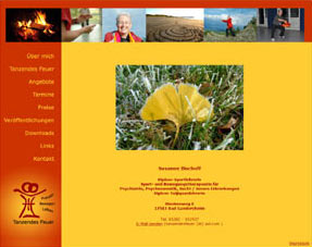 Webseite von Susanne Bischoff